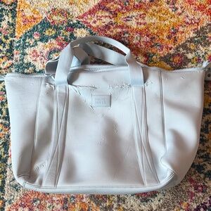 Dagne Dover Light Gray Blue Travel Bag